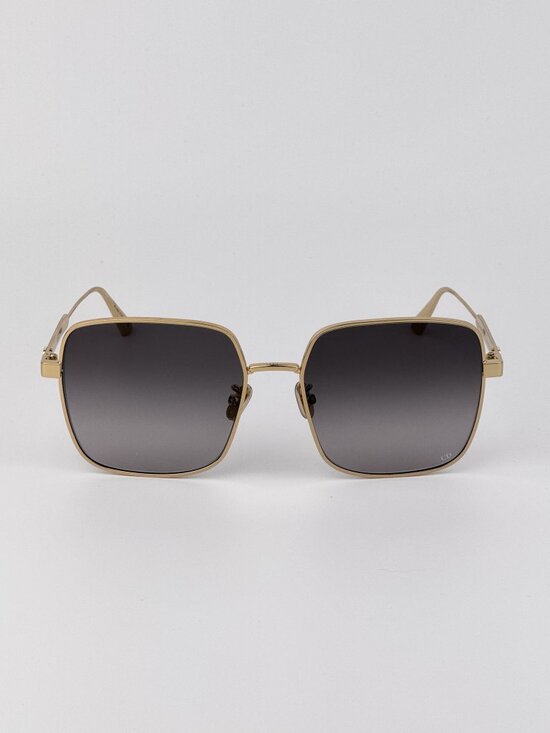 Dior DIORCANNAGE S1U Sunglasses – Gold Oversized Square Grey Gradient B0A1 main image 9